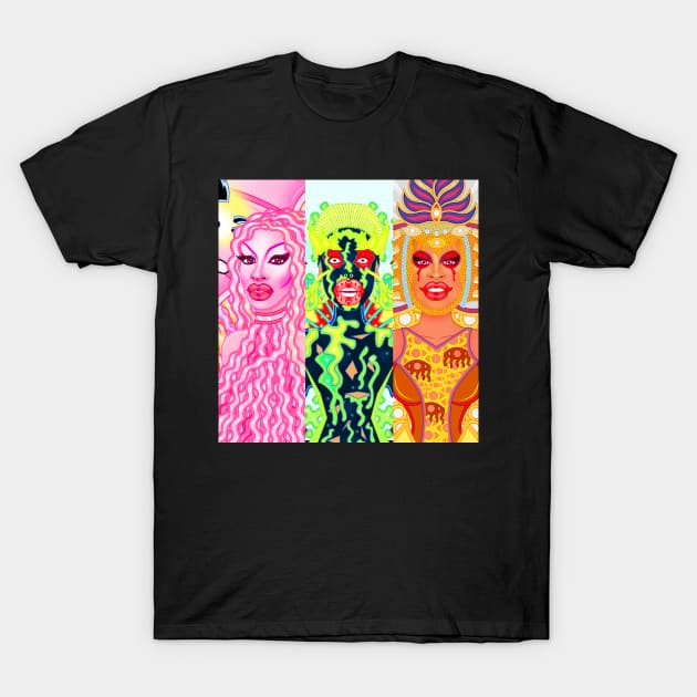 RUPAULS DRAG RACE ART T-Shirt by ryanvincentart